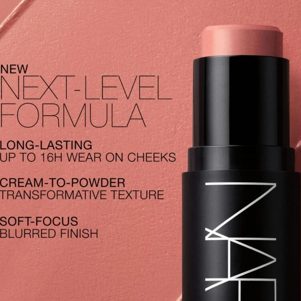 NARS The Multiple Stick: Orgasm Crave (Peachy Pink with Gold Pearl), .12oz, NIB - Picture 4 of 7